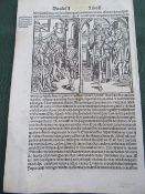 Early printed fragment: a single page from the 1520 Spanish Edition of Livy's History of Rome, 1520.