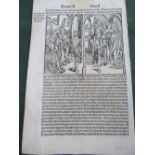 Early printed fragment: a single page from the 1520 Spanish Edition of Livy's History of Rome, 1520.