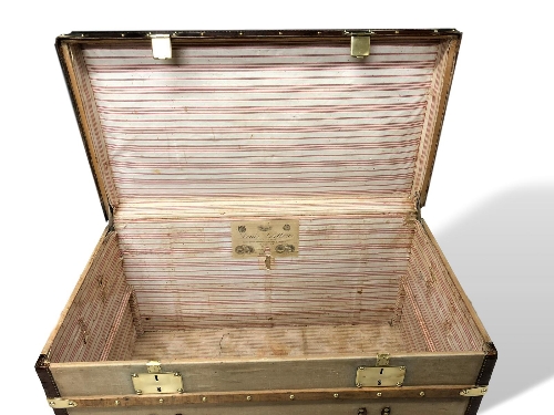 A rare, early Louis Vuitton trunk, made between 1854 & 1856.  This trunk would have been Vuitton's - Image 7 of 7