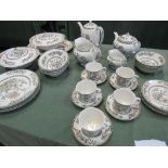 Johnson Bros. 'Indian Tree' part tea & dinner service together with part Japanese tea & dinner
