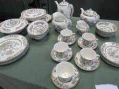 Johnson Bros. 'Indian Tree' part tea & dinner service together with part Japanese tea & dinner
