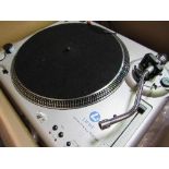 Limit DJ3500 direct drive turntable in a box. Estimate £20-30