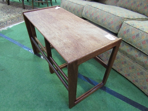 Danish teak nesting tables, marked for Mogenskold. Estimate £30-50 - Image 2 of 3