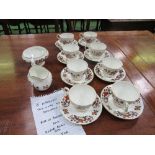 Aynsley 'Birds of Paradise' reproduction part tea service (18 pieces)