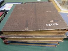 4 albums of 78rpm opera related records