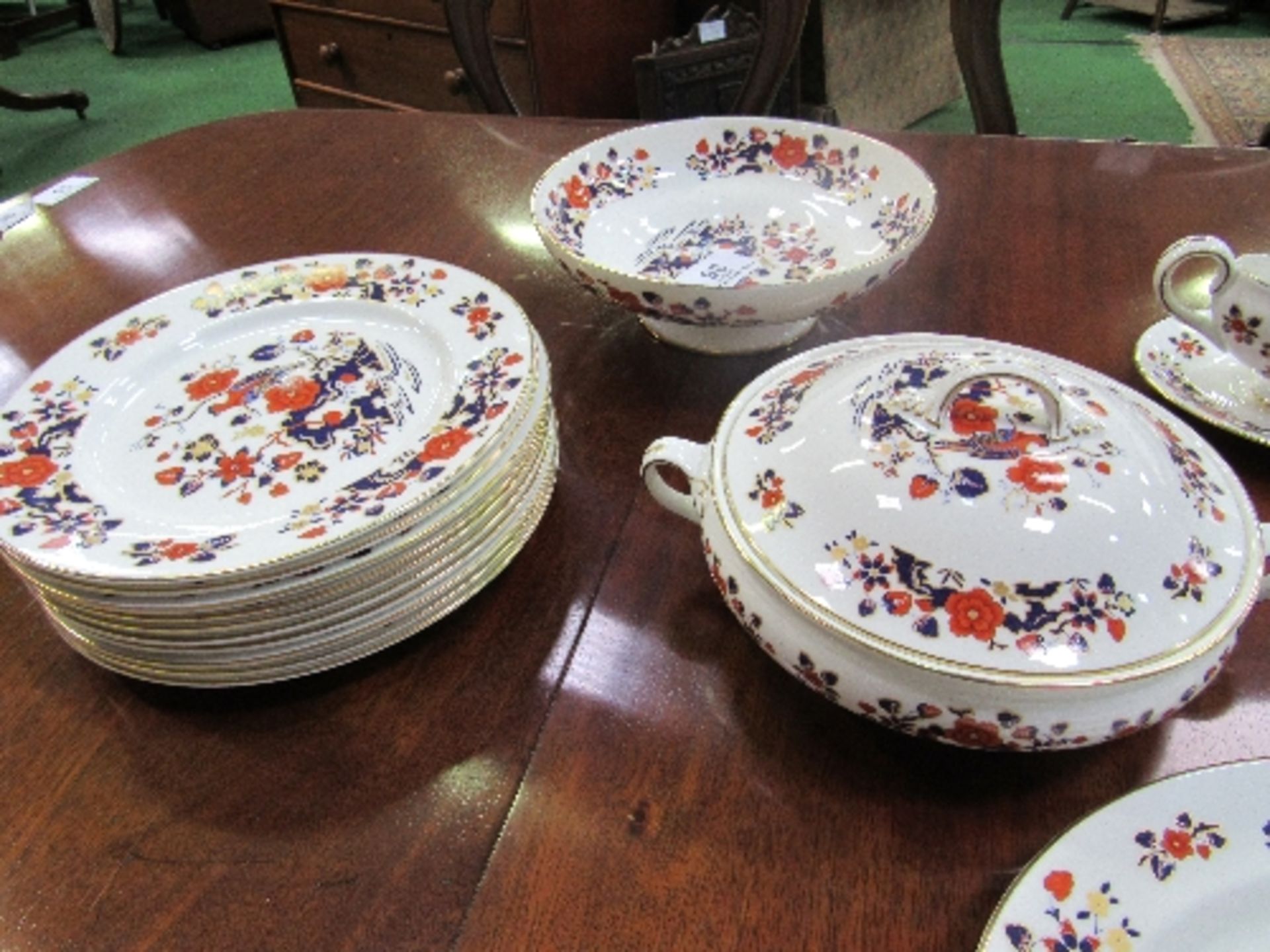 Aynsley 'Birds of Paradise' reproduction part dinner service, 33 pieces - Image 4 of 4