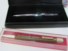 England Rugby pen together with The Championships Wimbledon pen, in box. Estimate £15-25