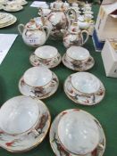 Japanese porcelain part tea service. Estimate £30-40