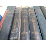 10 Victorian bound volumes of illustrated magazines & newspapers, circa 1870 - 1900. Mostly with