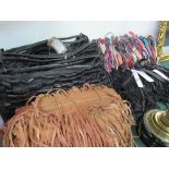 8 assorted leather handbags. Estimate £100-120