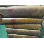 1801, 18 volumes Francis Vesey, "Vesey's Reports on cases in the High Court of Chancery". Leather