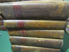 1801, 18 volumes Francis Vesey, "Vesey's Reports on cases in the High Court of Chancery". Leather