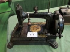 Boston Star (1880-1899) sewing machine. Est £20-40 plus VAT on the hammer price