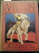 A History of France" by H E Marshall 1917, published by Cassell, Petter and Galpin, spine needs