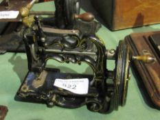 1872 Weir domestic sewing machine, circa 1872. Est £20-40 plus VAT on the hammer price