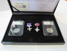 RAF Centenary date stamp in metal set with certificate of authenticity. Estimate £30-40