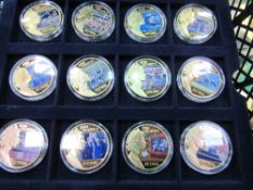 A qty of collectable Commemorative coins, mainly of the World Wars, together with some