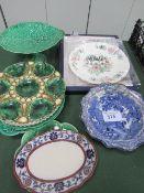 Aynsley plate, and quantity of other plates. Est 20-30