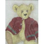 6 wood framed watercolours of various bears, signed Angela May (of Whitchurch Hill). Estimate £30-