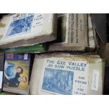 Box of 18 WW11 and early jigsaw puzzles. Est 10-20