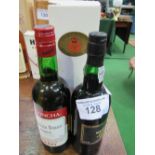 75cl bottle of Gonzalez Byass 'Jerex' medium dry sherry; 75cl bottle of Martinez port; 1997 Moet