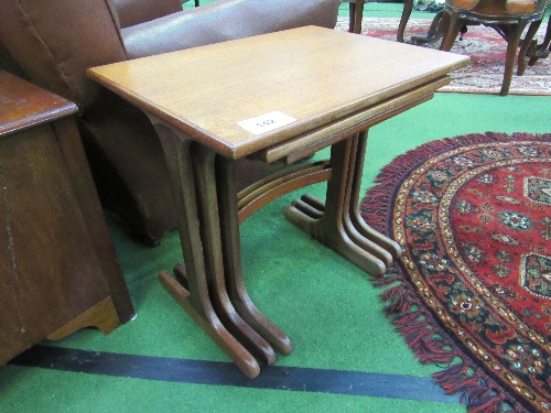 G Plan teak nest of 3 tables. Estimate £20-40 - Image 4 of 4