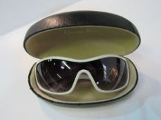 Christian Dior sunglasses in original case with engraved lens. Est 30-50