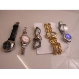 5 fashion watches. Estimate £10-20