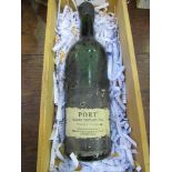 A 70cl bottle of Warres vintage 1963 port. Est 30-50
