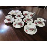 Royal Albert 'Patricia' Sweetheart Roses tea set. Estimate £20-40