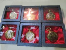 12 boxed reproduction pocket watches. Estimate £20-30