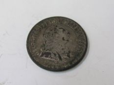 George III silver three shilling bank token. Est 50-60