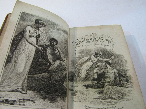 Two miniature Georgian books of Poetry by Alexander Pope "The Iliad of Homer" 1806 & "The Oddessey - Image 2 of 2