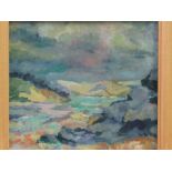 Framed oil on board of the Camel Estuary, signed T Mason; a framed oil on board of Landscape '