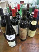 13x 75cl bottles of various red wines. Estimate £40-60