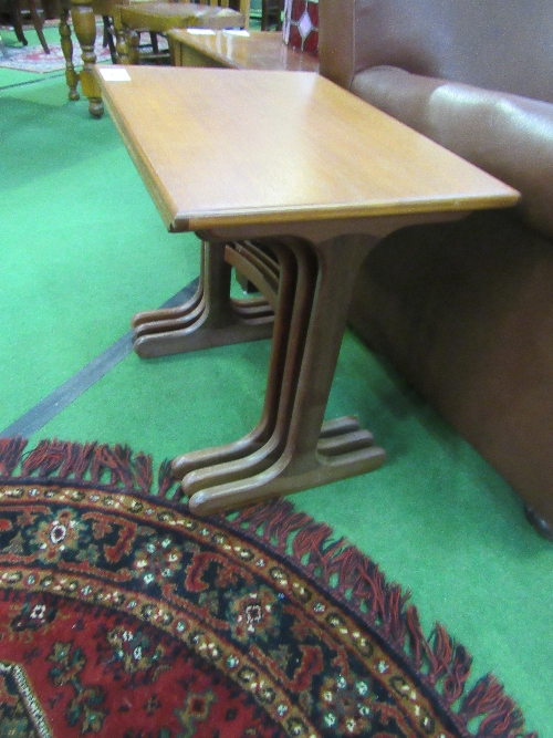 G Plan teak nest of 3 tables. Estimate £20-40 - Image 3 of 4