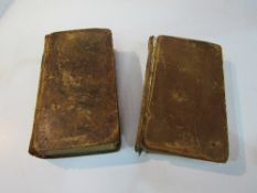 Two miniature Georgian books of Poetry by Alexander Pope "The Iliad of Homer" 1806 & "The Oddessey