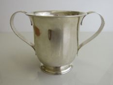 Tiffany & Co hallmarked silver loving cup based on the original design by W & J Priest of London,