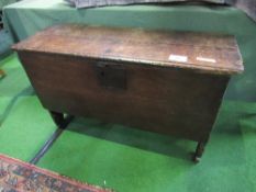 18th century oak 6 plank sword chest. Estimate £100-120