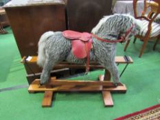 Pegasus Toys grey rocking horse, height 92cms, length 110cms. Estimate £80-120