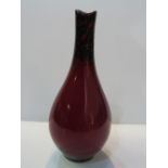 Royal Doulton flambe centenary vase. Est 20-30