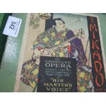 Gramophone Records. The Mikado by Gilbert and Sullivan. The first complete recording of the songs by