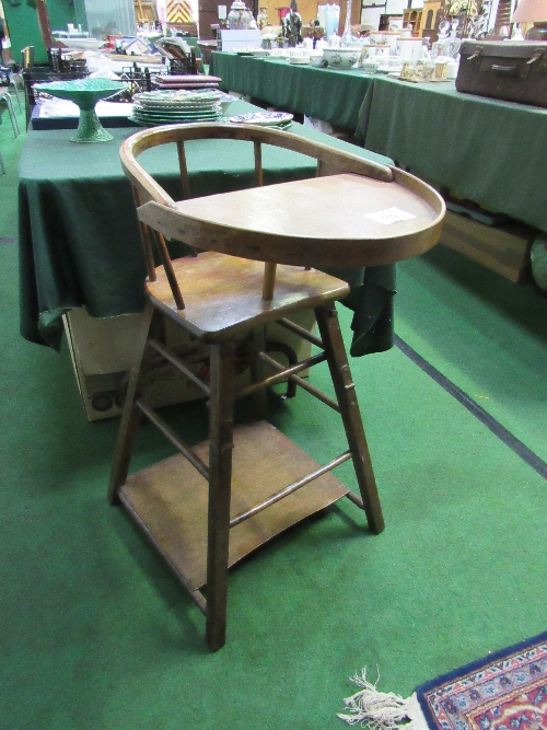 Metamorphic high chair/child's chair & table by Lines Bros. Estimate £20-30