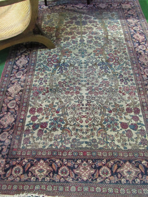 Fawn ground rug, 216 x 138cms. Estimate £20-30 - Image 3 of 4