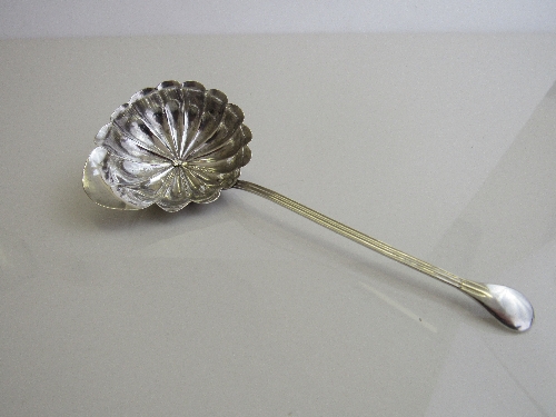 19th century French silver strawberry spoon with Minerva mark. Estimate £20-30