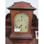 Kienzle Uhren mahogany cased mantel clock complete with key. Estimate £50-80