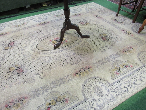 Fawn ground carpet, 310 x 225cms. Estimate £20-30 - Image 2 of 2