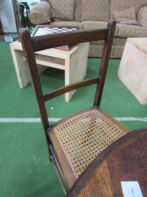2 cane seat chairs together with another 2. Estimate £10-20 - Image 4 of 4