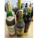 7 bottles of mixed wine, liqueur, cider & Schnapps. Estimate £20-30