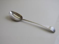 Georgian silver serving spoons, 1793, London, by Samuel Godbehere/E Wigan. Estimate £60-80